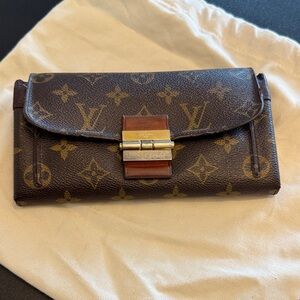 Authentic Louis Vuitton Monogram Portefeuille Elysee Bifold Long Wallet